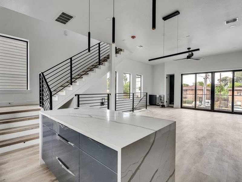 Furnished interior view inside a new home in , Houston (Image 12).