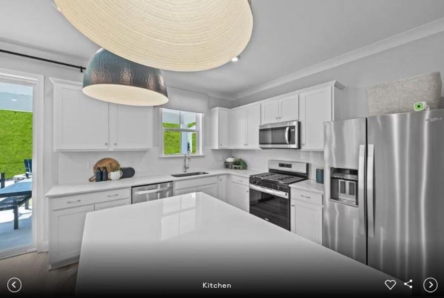 Furnished interior view inside a new home in Bleckley Station, Ball Ground (Image 5).