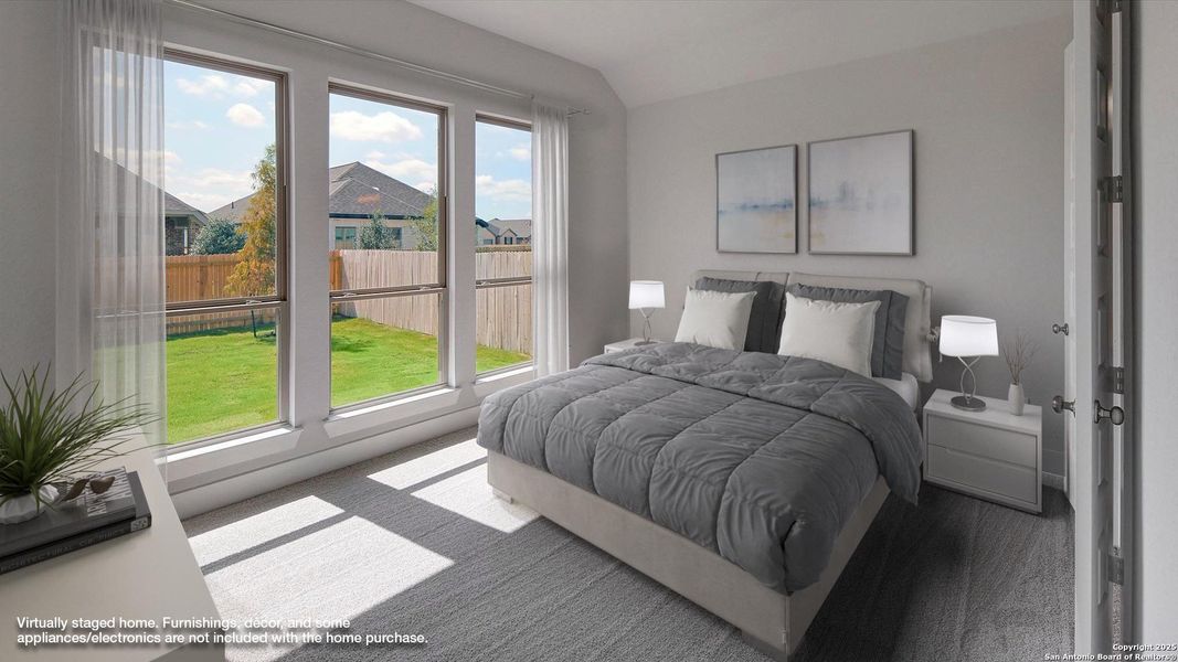 Furnished interior view inside a new home in Kallison Ranch 45', San Antonio (Image 6).