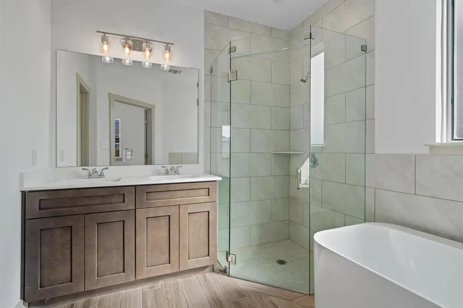 Furnished interior view inside a new home in , Pflugerville (Image 10).