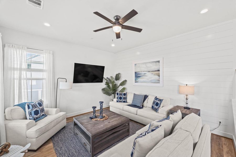 A fresh perspective of your living room showcases its inviting atmosphere, where style meets comfort in a space designed for relaxation.