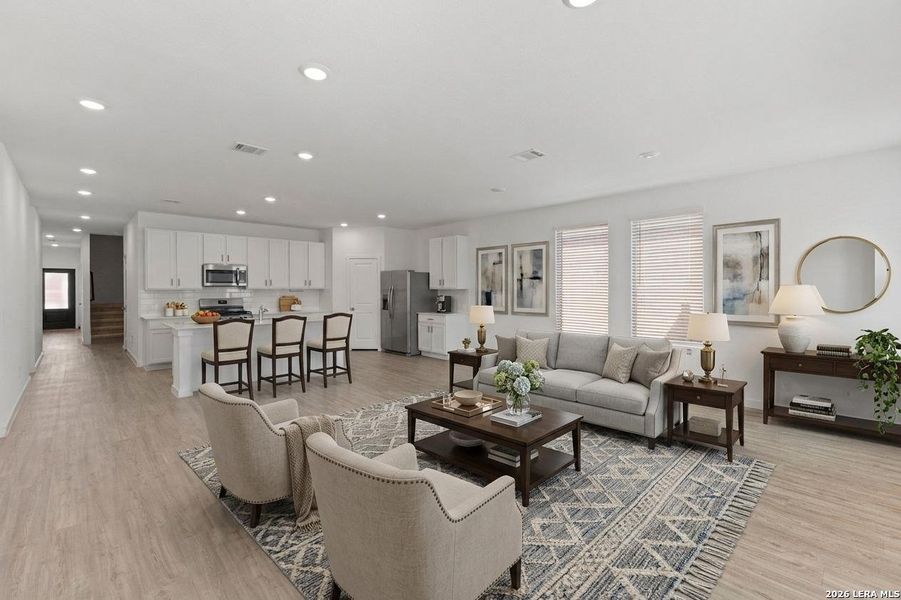 Furnished interior view inside a new home in Grace Valley, Marion (Image 19).