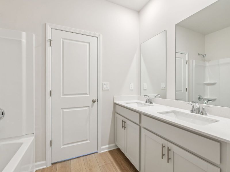 Furnished interior view inside a new home in Preserve at Mountain Creek, Pendergrass (Image 10).