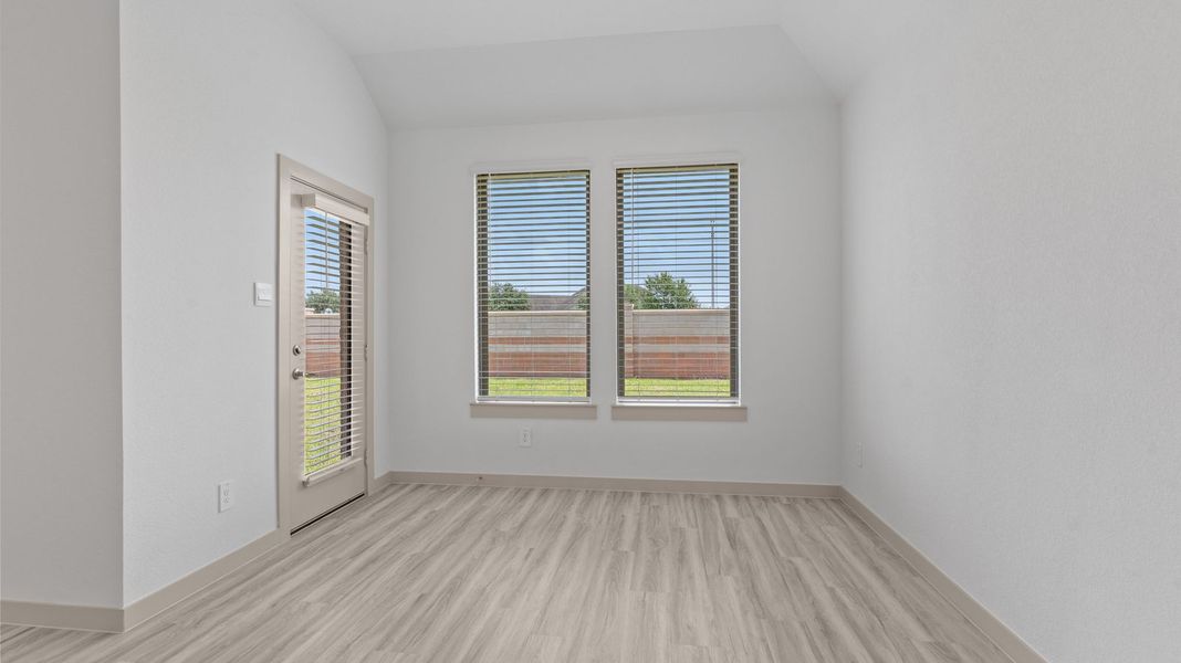 Representative unfurnished interior of a home built from the FANNIN by D.R. Horton in Alexander, Pearland (Image 19). Representative unfurnished interior of a home built from the FANNIN by D.R. Horton in Alexander, Pearland (Image 19).