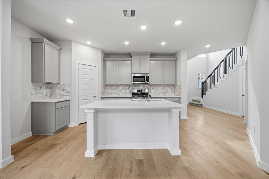 Furnished interior view inside a new home in Bluebonnet Village, Bellville (Image 5). Furnished interior view inside a new home in Bluebonnet Village, Bellville (Image 5).