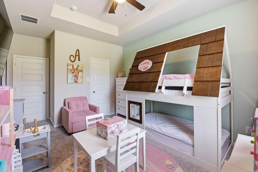 Furnished interior view inside a new home in , Cleveland (Image 41).