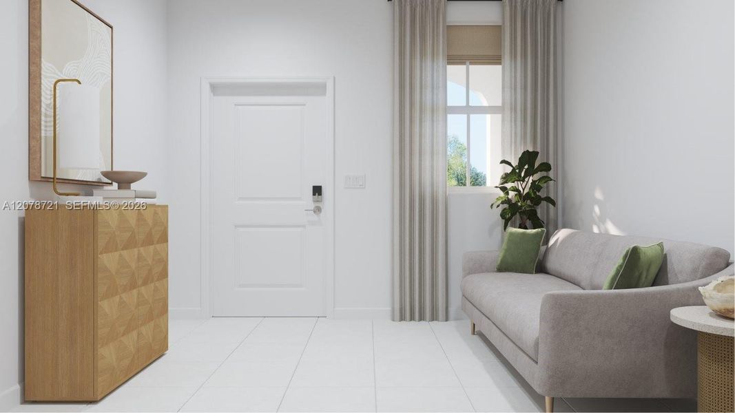 Furnished interior view inside a new home in Altamira, Homestead (Image 16).
