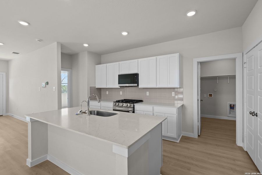 Furnished interior view inside a new home in Summerlin, San Antonio (Image 8).
