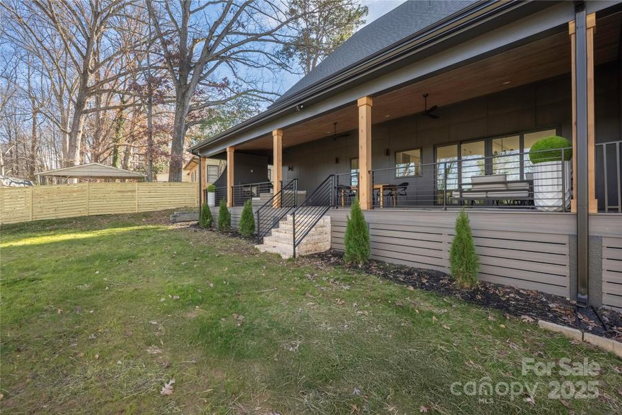 Exterior details and patio area of a home in , Charlotte (Image 26).
