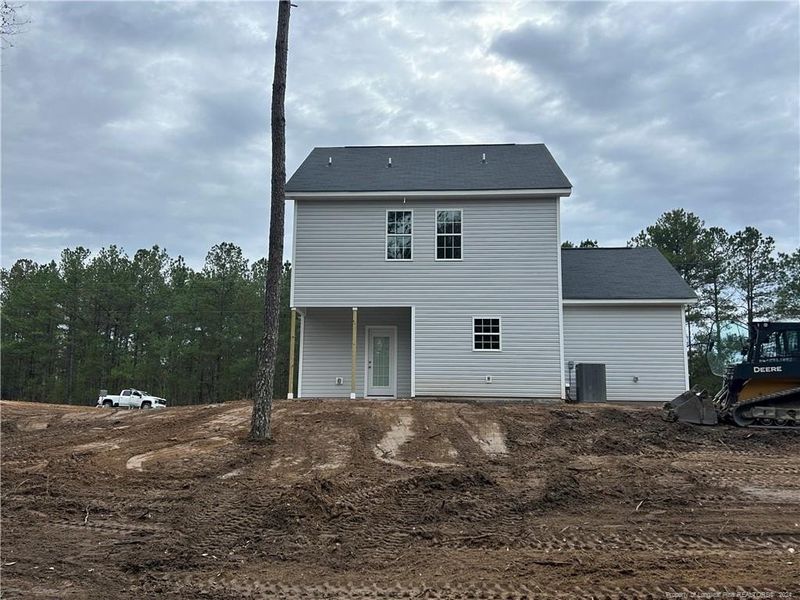 Covered back porch