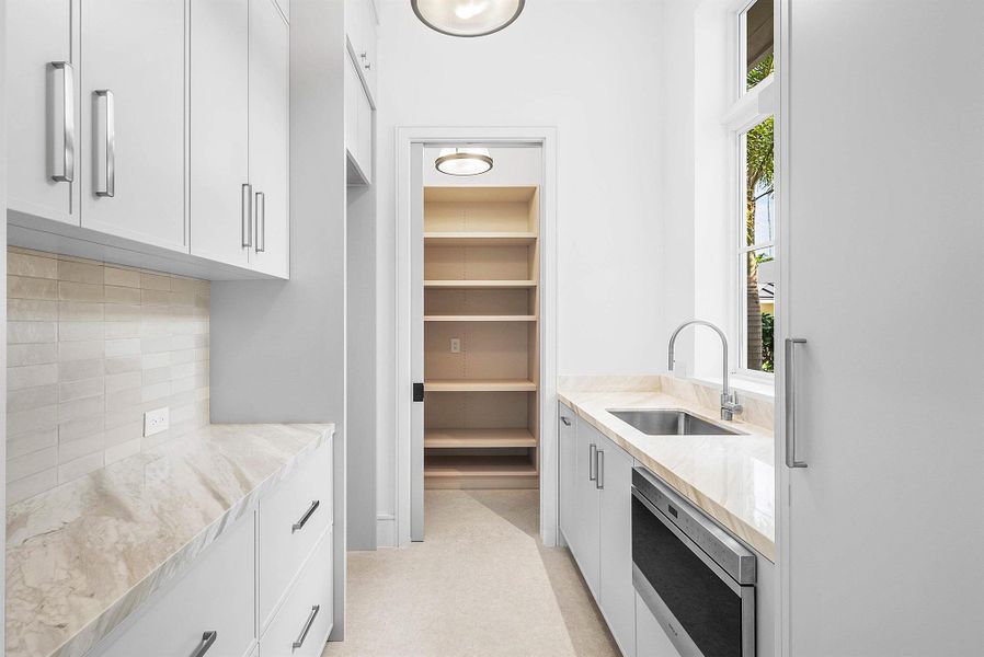 Furnished interior view inside a new home in , Delray Beach (Image 45).