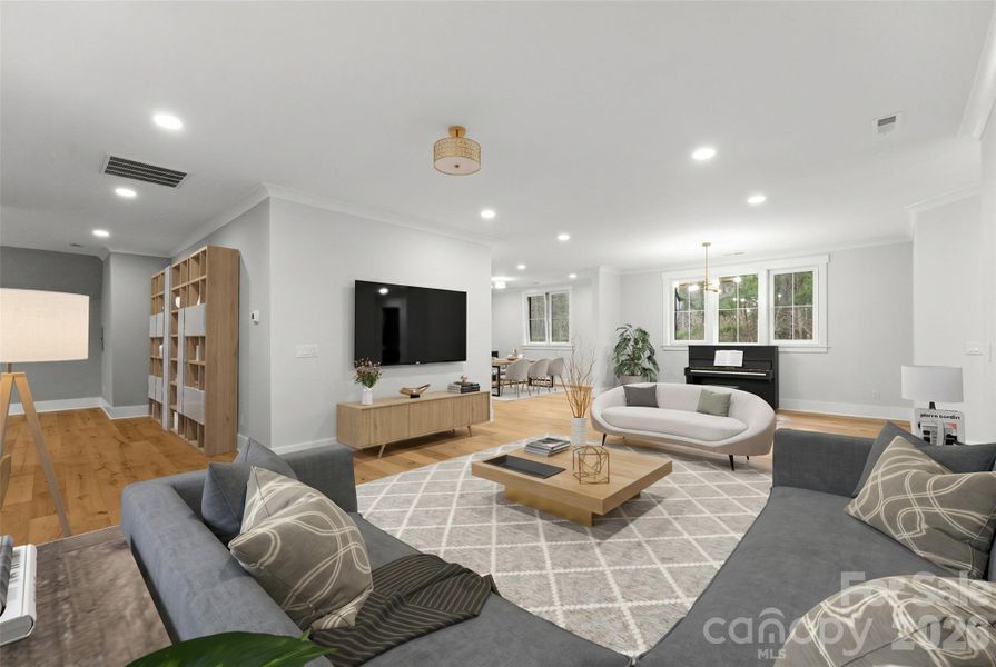 Furnished interior view inside a new home in , Mint Hill (Image 5).