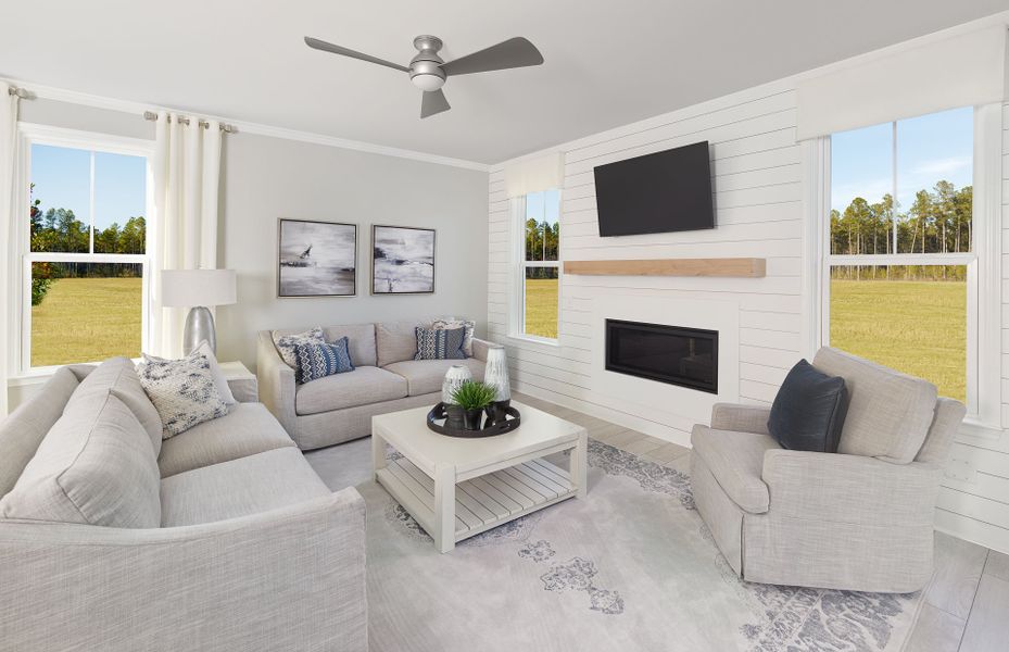 Representative furnished interior of a home built from the Marigold by Pulte Homes in Heartwood, Richmond Hill (Image 8).