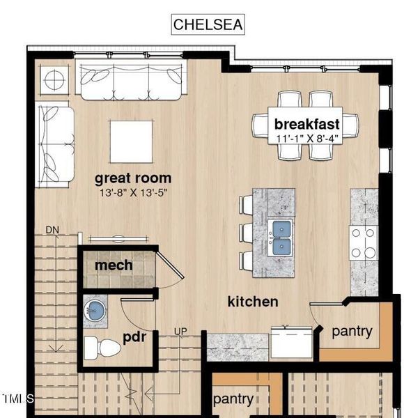 Chelsea Right End Main Floor