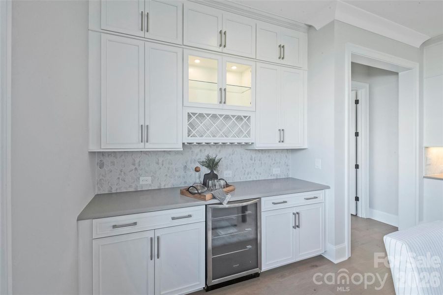 Furnished interior view inside a new home in Heritage at Marvin, Marvin (Image 32).