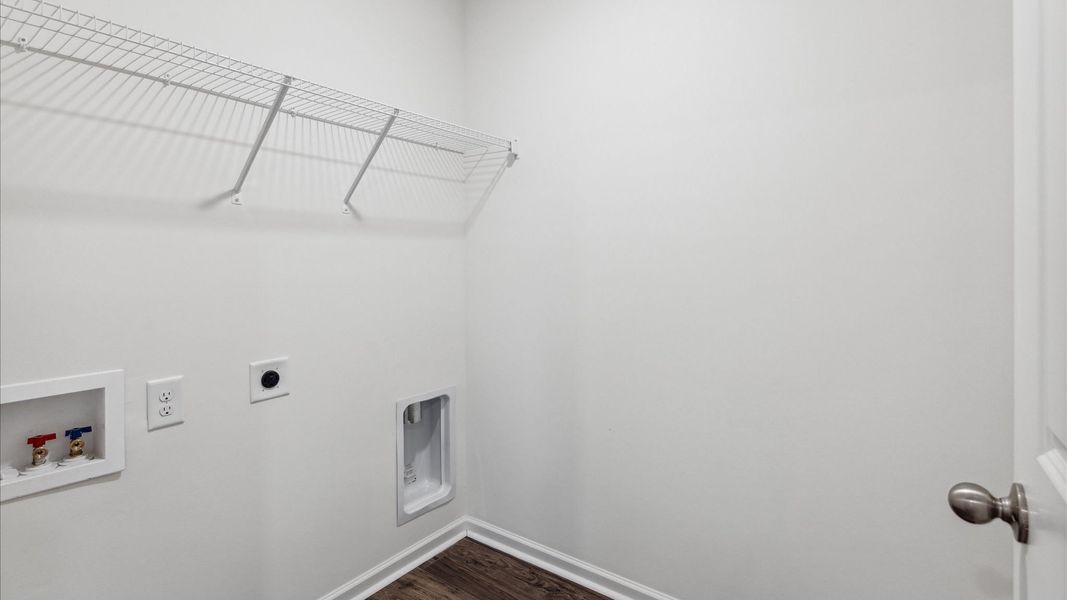 Representative furnished interior of a home built from the Cali by D.R. Horton in Fox Hollow, Dalton (Image 13). Representative furnished interior of a home built from the Cali by D.R. Horton in Fox Hollow, Dalton (Image 13).