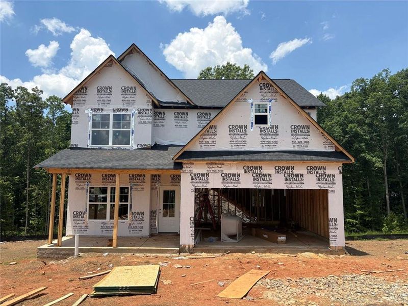 In-progress construction of a new home in , Dallas, GA (Image 18). In-progress construction of a new home in , Dallas, GA (Image 18).