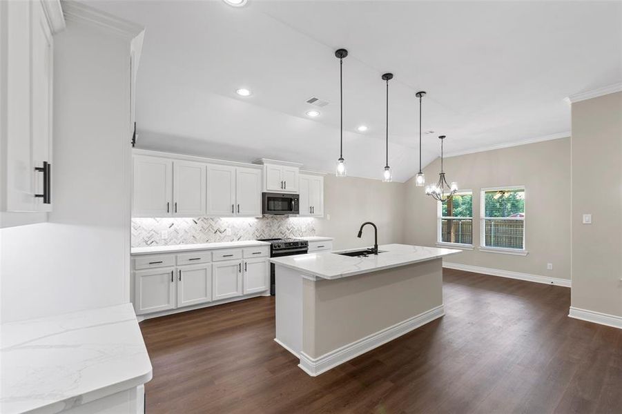 Furnished interior view inside a new home in , Greenville (Image 6).