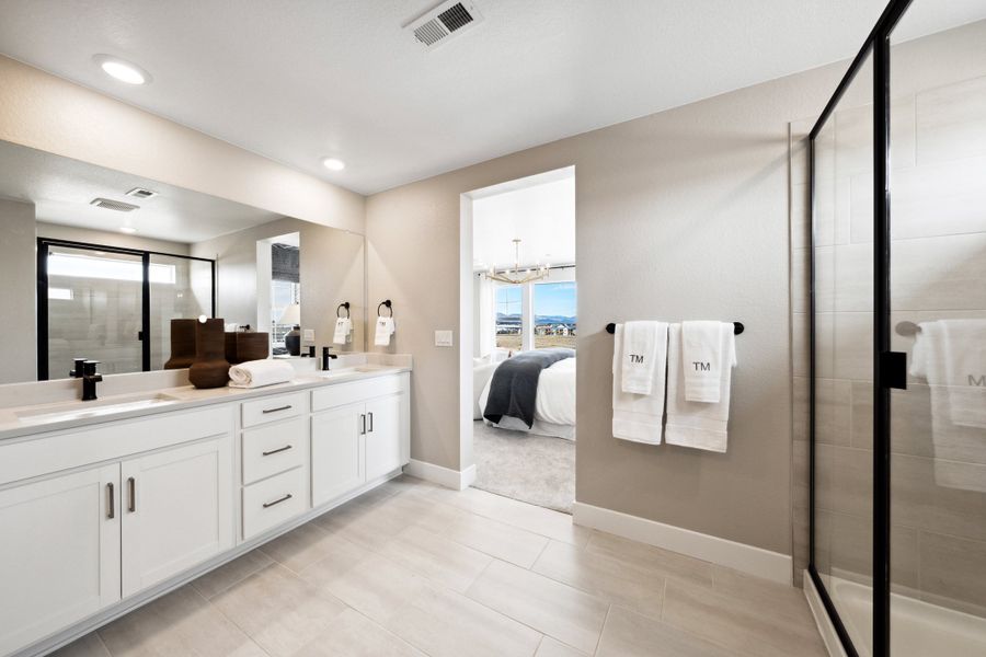 Furnished interior view inside a new home in Sterling Ranch Ascent Village, Littleton (Image 33).