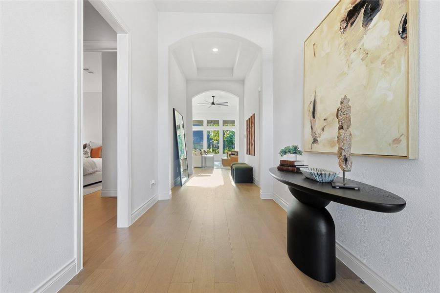 Furnished interior view inside a new home in , Porter (Image 5).