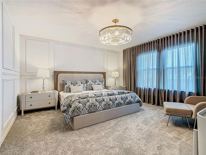 Furnished interior view inside a new home in , Orlando (Image 30).