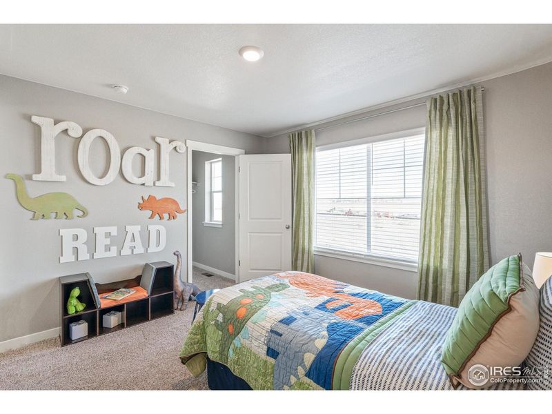 Furnished interior view inside a new home in Fossil Creek Ranch, Windsor (Image 22).