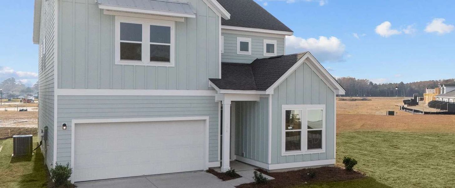 Representative exterior photo of a completed home built from the Sedona - Waterway by Ashton Woods in Blue Heron Retreat, Little River, SC (Image 19).