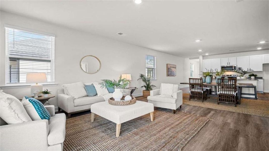 Furnished interior view inside a new home in Sherwood Manor, South Fulton (Image 6). Furnished interior view inside a new home in Sherwood Manor, South Fulton (Image 6).