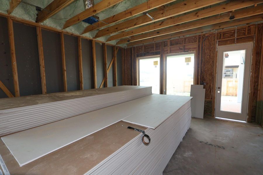 In-progress construction of a new home in Escondido - Terrace Collection, Magnolia, TX (Image 6). In-progress construction of a new home in Escondido - Terrace Collection, Magnolia, TX (Image 6).