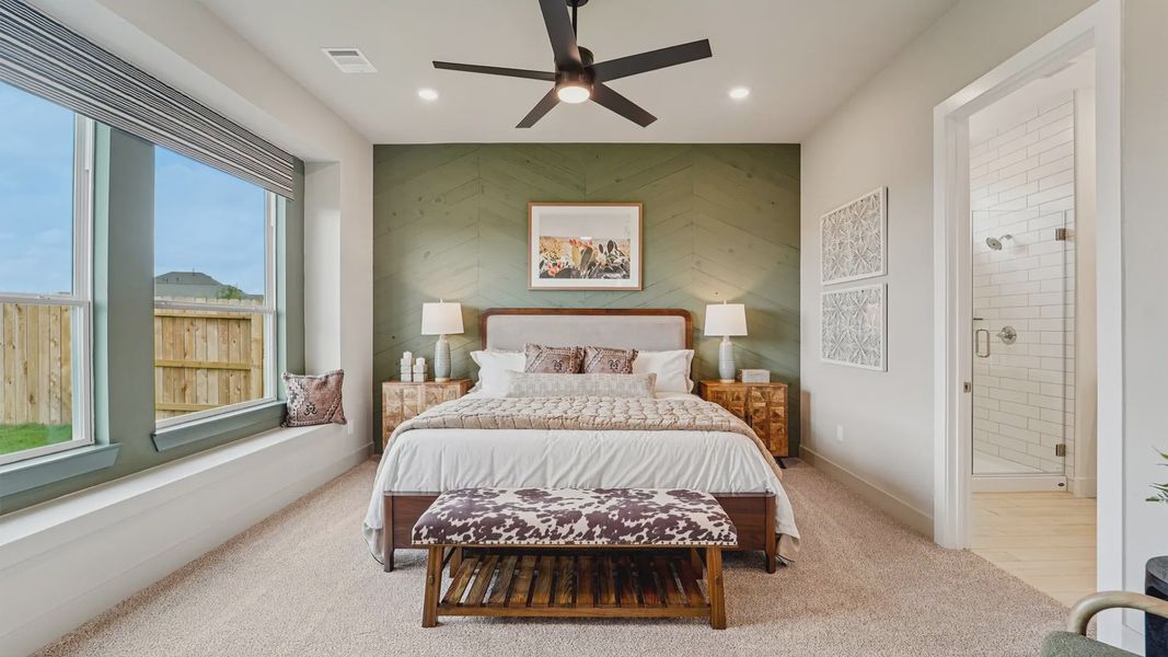Representative furnished interior of a home built from the Laramie by Chesmar Homes in Wildrye 45', Waller (Image 16). Representative furnished interior of a home built from the Laramie by Chesmar Homes in Wildrye 45', Waller (Image 16).