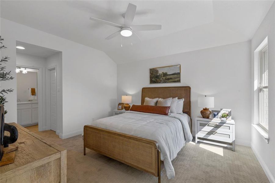 Furnished interior view inside a new home in Karis, Crowley (Image 11).