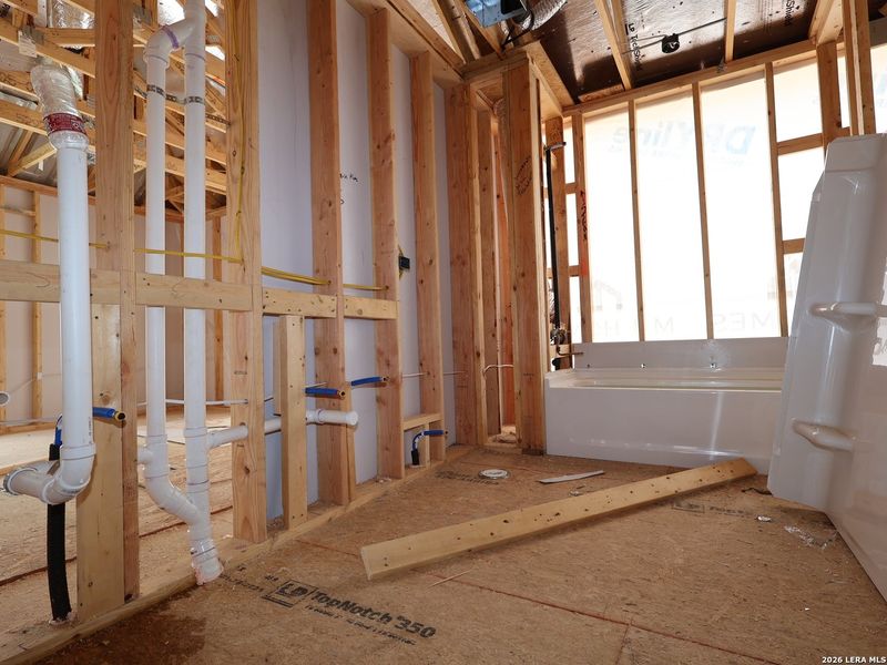 In-progress construction of a new home in Meadows at Clear Springs, New Braunfels, TX (Image 28).