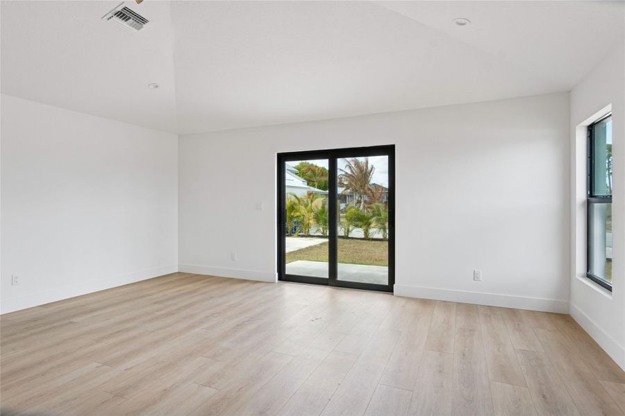 Living room with view of preserve Living room with view of preserve