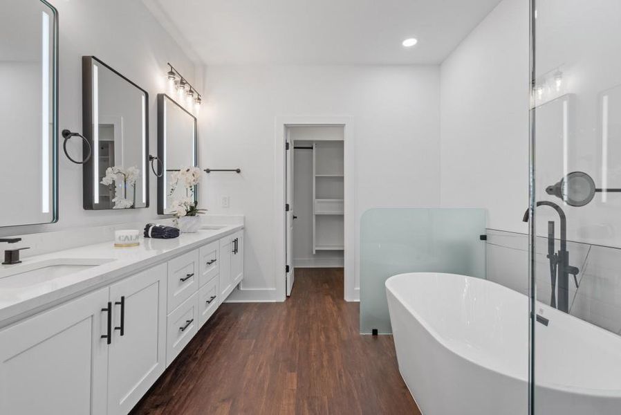 Furnished interior view inside a new home in , Stockbridge (Image 12).