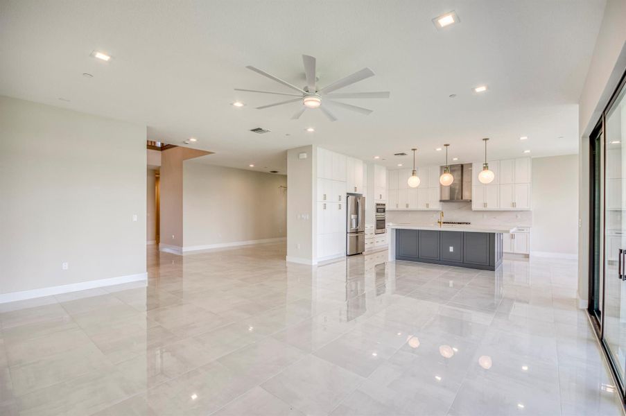 Furnished interior view inside a new home in Apex at Avenir, Palm Beach Gardens (Image 20).