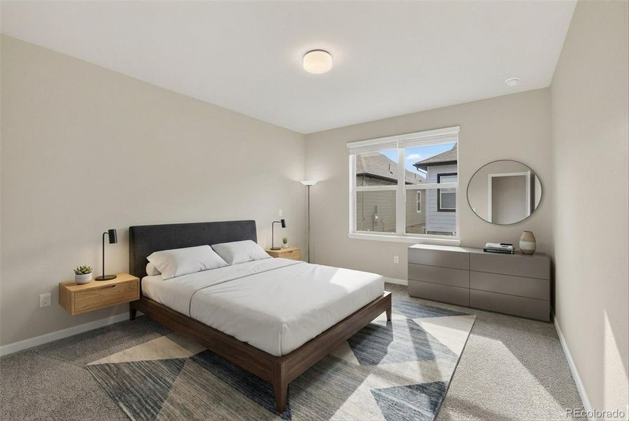 Virtually staged, furniture size & scale may not be accurate.