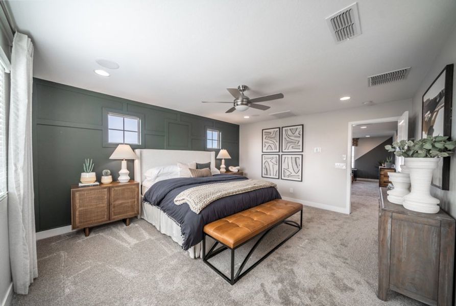 Furnished interior view inside a new home in Hawes Crossing, Mesa (Image 15).