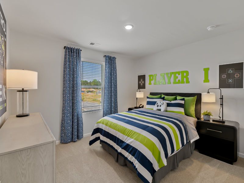 Furnished interior view inside a new home in Cadence Meadows, Zebulon (Image 27).