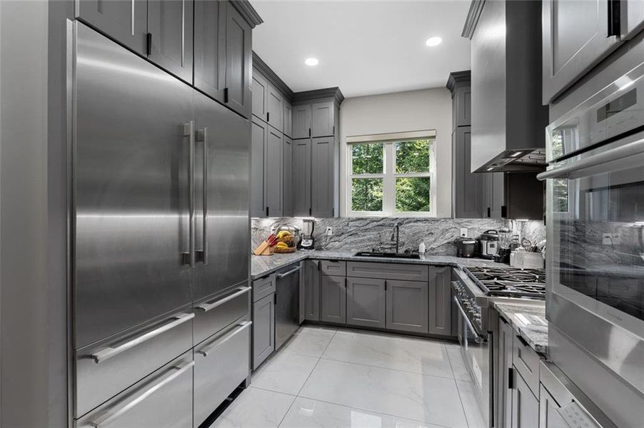 Furnished interior view inside a new home in , Stone Mountain (Image 52).