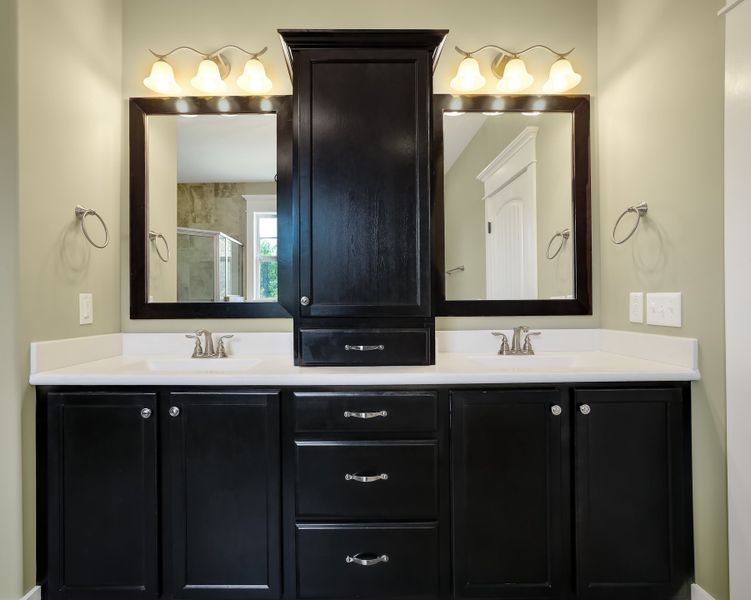 Representative furnished interior of a home built from the Ansley by Bill Clark Homes in Sidbury Landing, Wilmington (Image 39).