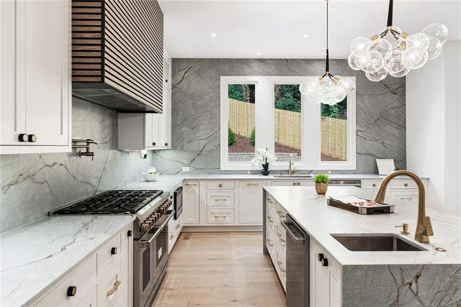 Furnished interior view inside a new home in , Atlanta (Image 7). Furnished interior view inside a new home in , Atlanta (Image 7).