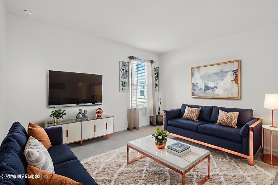 Furnished interior view inside a new home in , Jacksonville (Image 9).