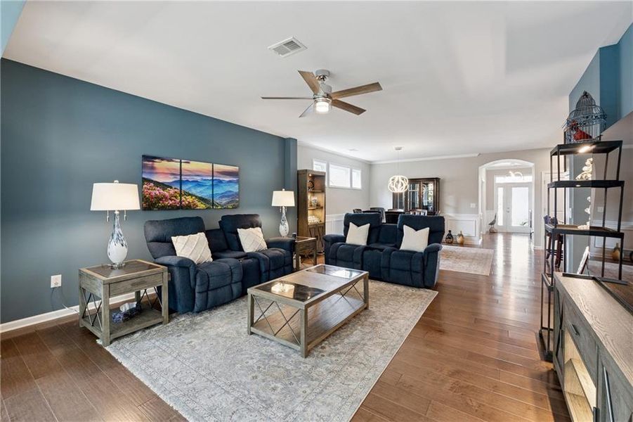 Furnished interior view inside a new home in Poplar Place, Dallas (Image 31).