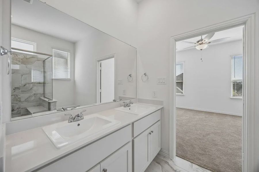 Furnished interior view inside a new home in Bel Air Village, Sherman (Image 12).