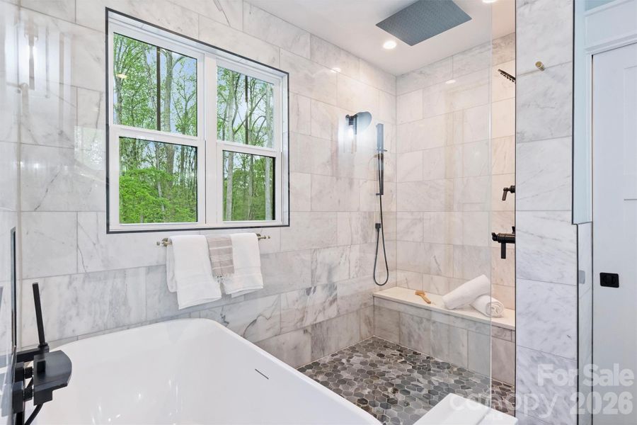 Furnished interior view inside a new home in , Charlotte (Image 19).