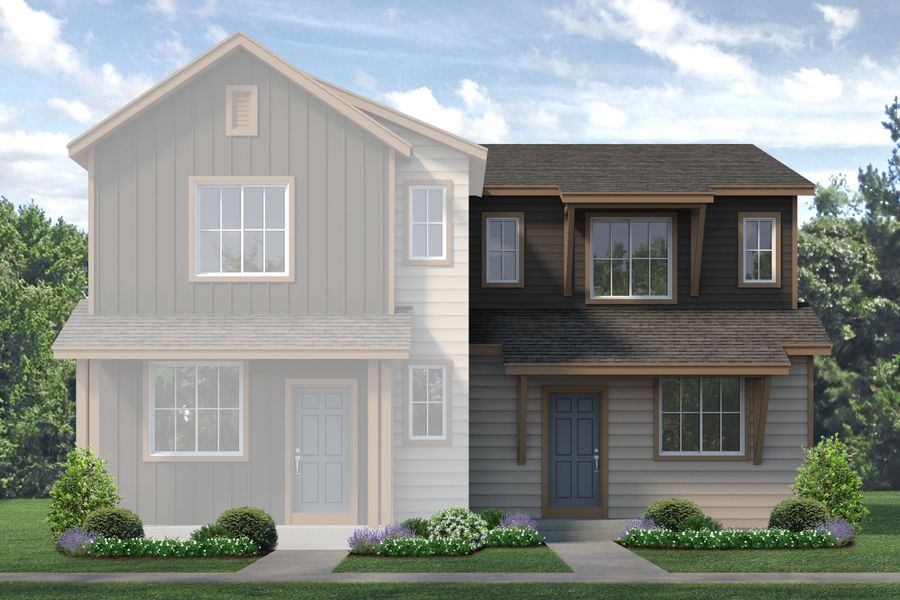 Representative exterior photo of a completed home built from the Denali by Risewell Homes in Spring Valley, Longmont, CO (Image 12).