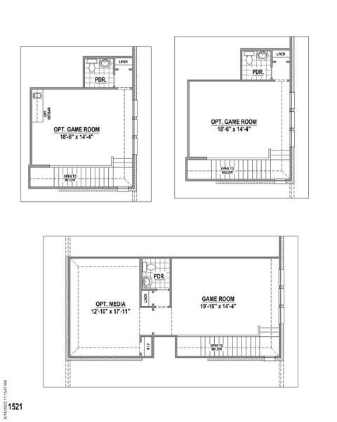 Plan 1521 2nd Floor