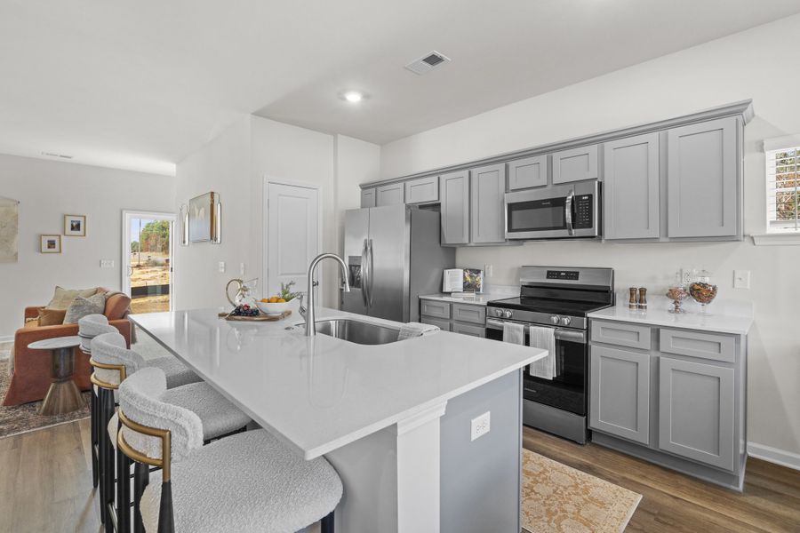 Furnished interior view inside a new home in Harbison Grove, Columbia (Image 8).