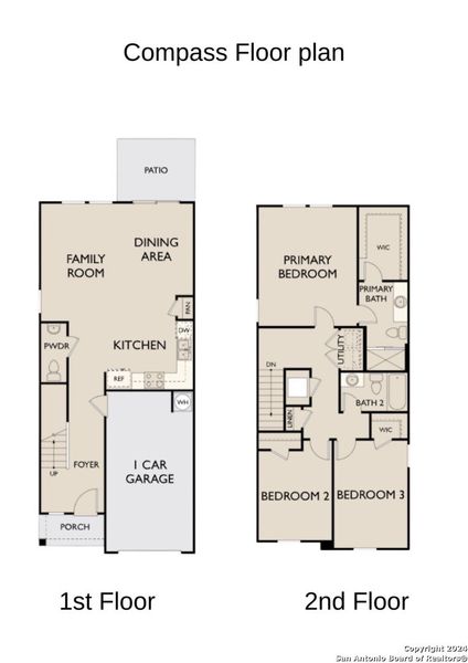 2D floor plan layout of this home in The Wilder, Adkins, TX (Image 2). 2D floor plan layout of this home in The Wilder, Adkins, TX (Image 2).