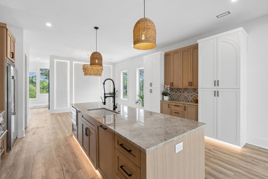 Furnished interior view inside a new home in , Folly Beach (Image 15).